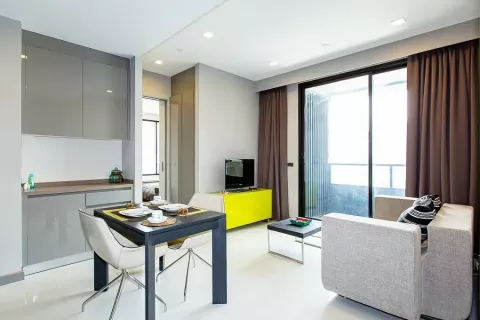 Студия в кондо в Банг Раке, Бангкок, Таиланд № 141280 - фото 6