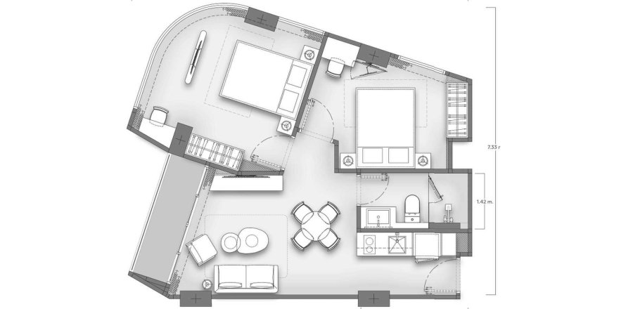 Off-plan Vibe Residence in Phuket, Thailand № 158861 - photo 1