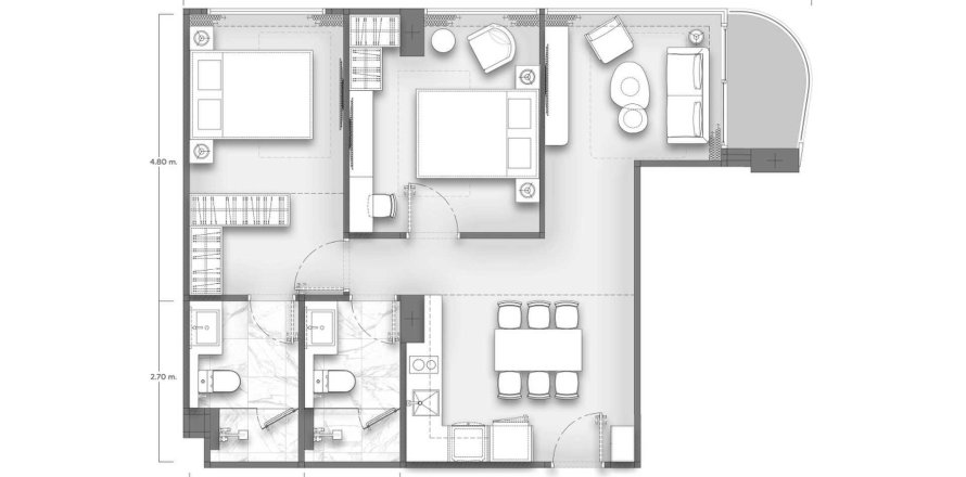 Off-plan Vibe Residence in Phuket, Thailand № 158861 - photo 1