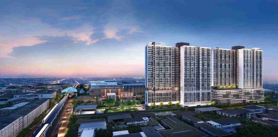 Condo à Thonburi, Bangkok, Thaïlande, 1 chambre № 208726