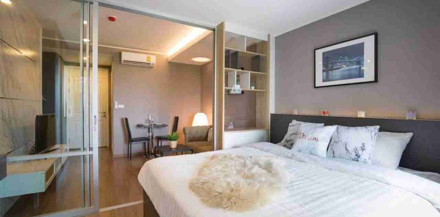 คอนโดมิเนียมในธนบุรี, กรุงเทพฯ, ประเทศไทย, 1 ห้องนอน № 208732