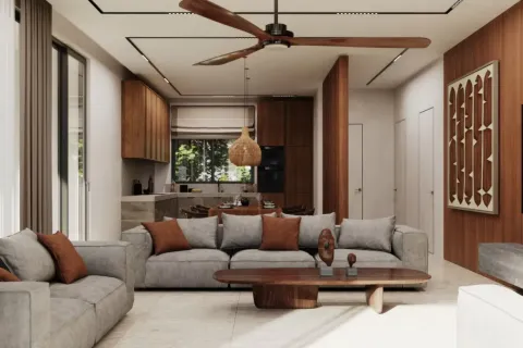 Вилла в Сураттхани, Таиланд с 2 спальнями  № 158281