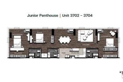 Eigentumswohnung in Phaya Thai, Bangkok, Thailand, 3 Schlafzimmer № 222390 - Foto 16