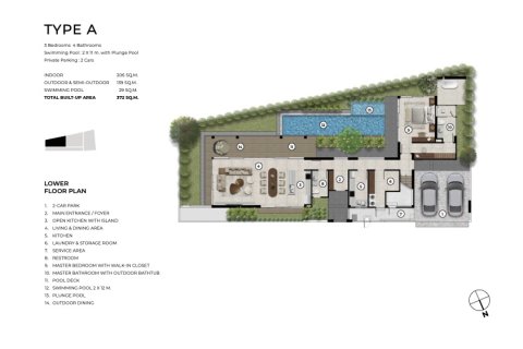 Villa in Bang Tao, Thailand 3 Schlafzimmer № 222388 - Foto 20