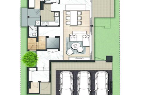 Вилла в Бангкоке, Таиланд с 4 спальнями  № 170011 - фото 14