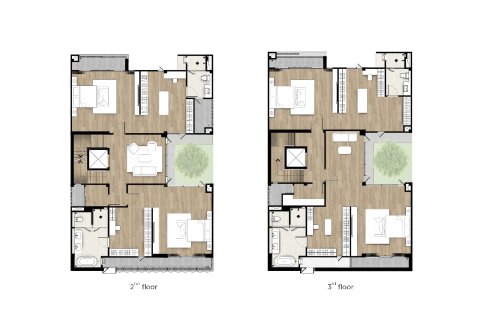Вилла в Бангкоке, Таиланд с 4 спальнями  № 170008 - фото 17