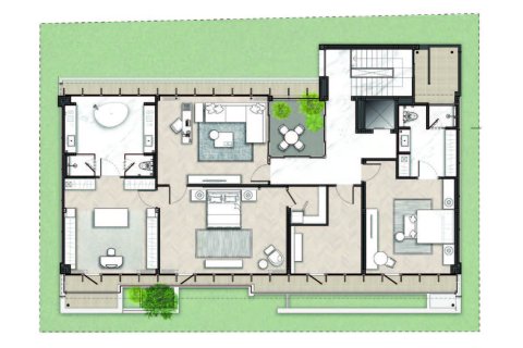 Вилла в Бангкоке, Таиланд с 4 спальнями  № 170009 - фото 15