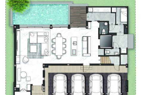 Вилла в Бангкоке, Таиланд с 4 спальнями № 170010 - фото 17