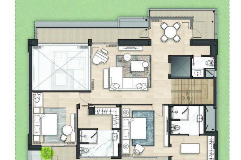 Вилла в Бангкоке, Таиланд с 4 спальнями № 170010 - фото 18