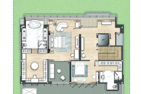 Вилла в Бангкоке, Таиланд с 4 спальнями № 170010 - фото 16