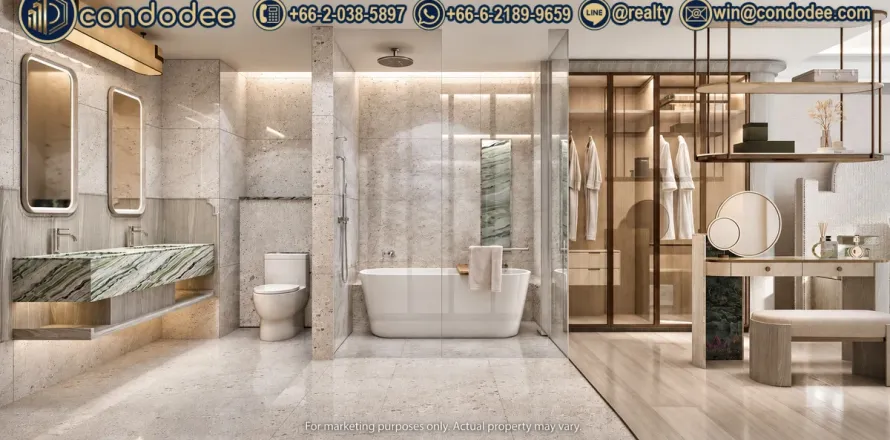 Condo in Bangkok, Thailand, 2 bedrooms  № 234011