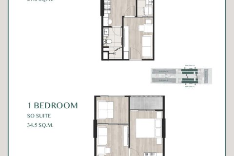 Condo à Bangkok, Thaïlande, 1 chambre  № 203571 - photo 13