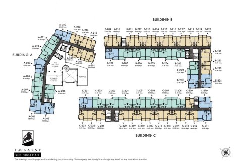 Condo à Pattaya, Thaïlande, 1 chambre  № 165986 - photo 17