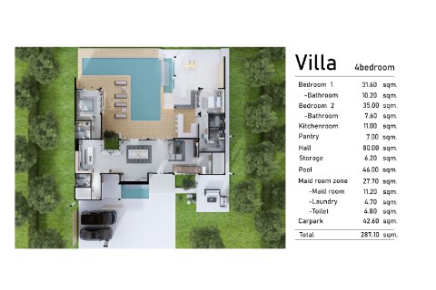 Villa à Phuket, Thaïlande 4 chambres № 165063 - photo 17