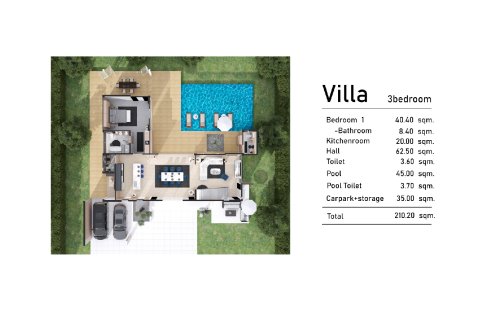 Villa in Phuket, Thailand 3 bedrooms № 165065 - photo 17