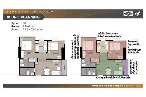 Condo à Bangkok, Thaïlande, 2 chambres  № 165066 - photo 22