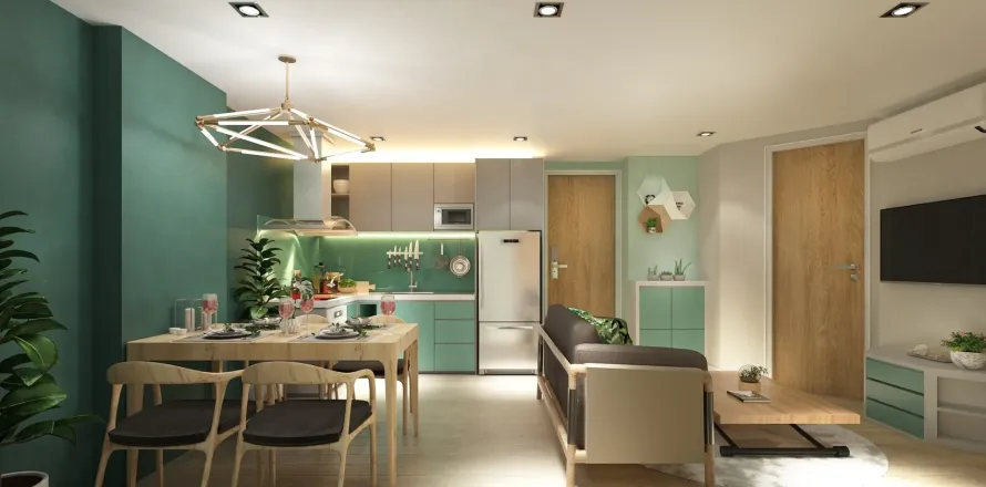 Condo à Phuket, Thaïlande, 2 chambres  № 164717