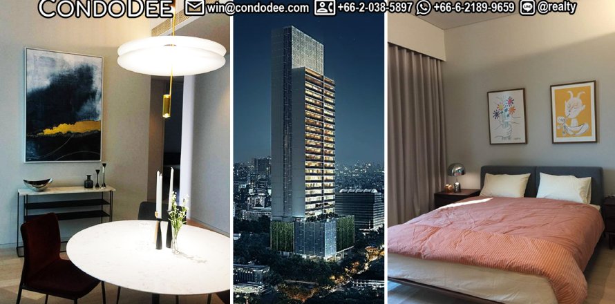 Condo à Watthana, Bangkok, Thaïlande, 2 chambres № 200648