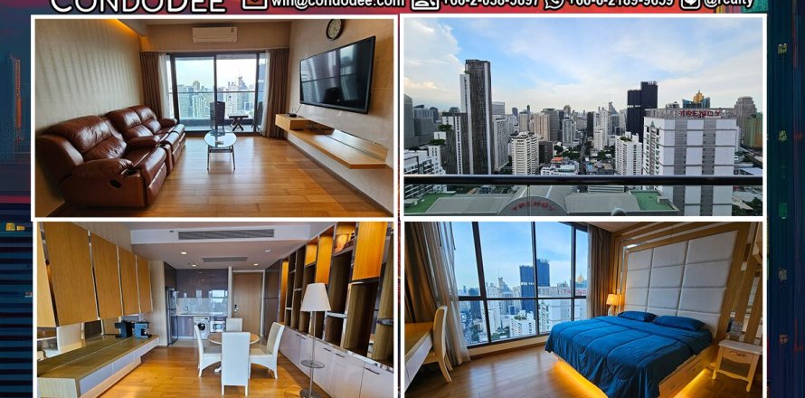 Condo à Watthana, Bangkok, Thaïlande, 2 chambres № 200651