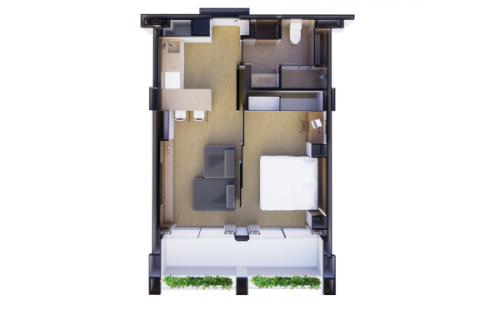 Студия в кондо в Пхукете, Таиланд № 135869 - фото 16