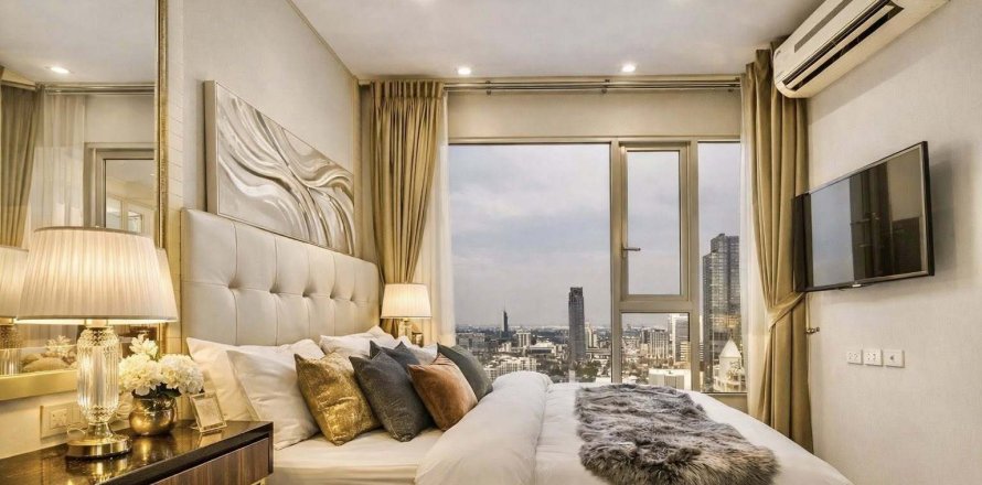 Studio in the Condo in Watthana, Bangkok, Thailand  № 162921