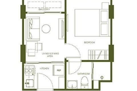 Studio in the Condo in Phuket, Thailand  № 147075 - photo 21