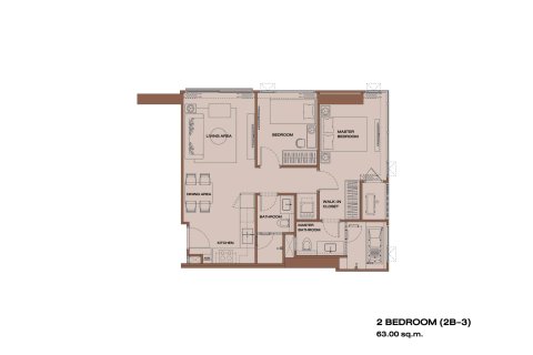 Condo à Bangkok, Thaïlande, 2 chambres № 166791 - photo 19