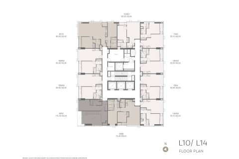 Condo à Bangkok, Thaïlande, 2 chambres  № 166797 - photo 17