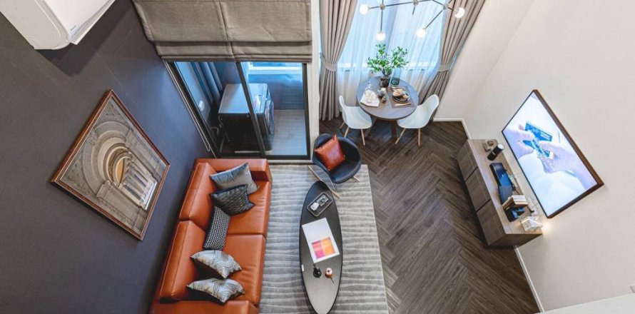 Дуплекс в Бангкоке, Таиланд с 1 спальней  № 114623