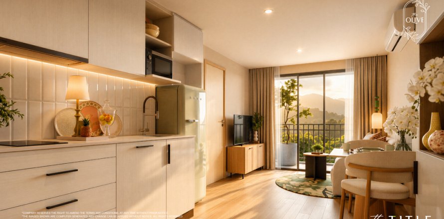 Wohnung in Pattaya, Thailand 2 Zimmer № 184190