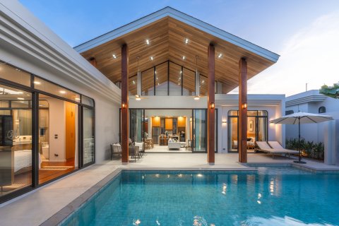 Вилла в Пхукете, Таиланд с 3 спальнями  № 142822 - фото 1