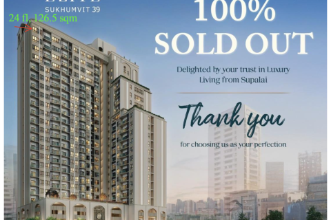 Кондоминиум с 3 спальнями в Ваттхане, Бангкок, Таиланд № 167199 - фото 2