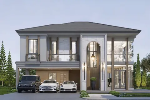 Дом в Паттайе, Таиланд с 4 спальнями  № 173630 - фото 1