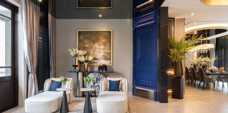 Пентхаус в Бангкоке, Таиланд с 6 комнатами  № 146619