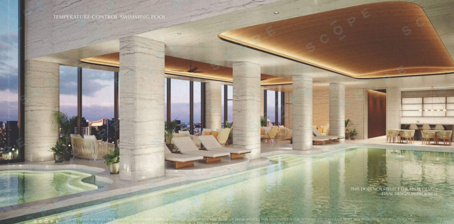 Пентхаус в Бангкоке, Таиланд с 4 спальнями  № 165935