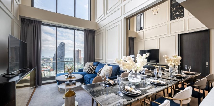 Condo à Bangkok, Thaïlande, 2 chambres  № 181109