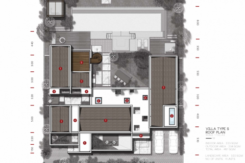 Дом в Самуи, Таиланд с 4 спальнями  № 144576 - фото 18