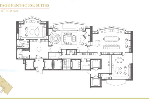 Penthouse in Bangkok, Thailand 4 bedrooms № 180761 - photo 18