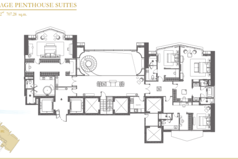 Penthouse in Bangkok, Thailand 4 bedrooms № 180761 - photo 19