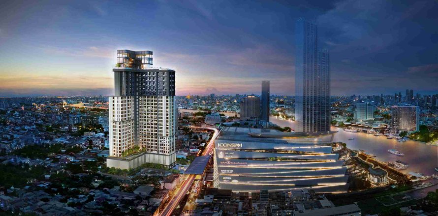 Condo à Thonburi, Bangkok, Thaïlande, 1 chambre  № 183797