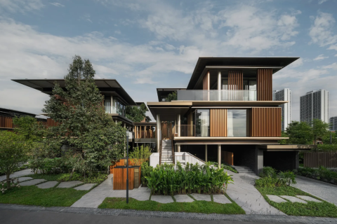 Condo in Bang Kaeo, Thailand, 4 bedrooms № 155093 - photo 3