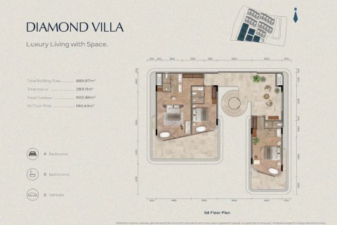 Вилла в Самуи, Таиланд с 4 спальнями  № 169830 - фото 16