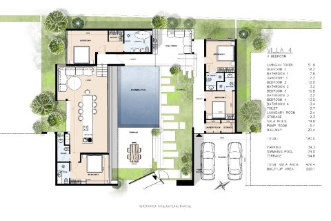 Villa à Ko Samui, Thaïlande 4 chambres № 165103 - photo 18