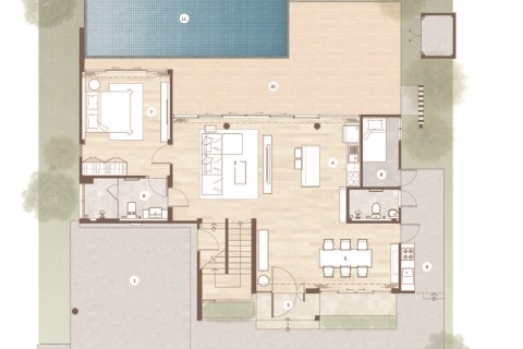 Вилла в Хуа Хине, Таиланд с 3 спальнями  № 165102 - фото 8