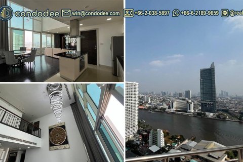 คอนโดมิเนียมในคลองสาน, กรุงเทพฯ, ประเทศไทย, 3 ห้องนอน № 201185