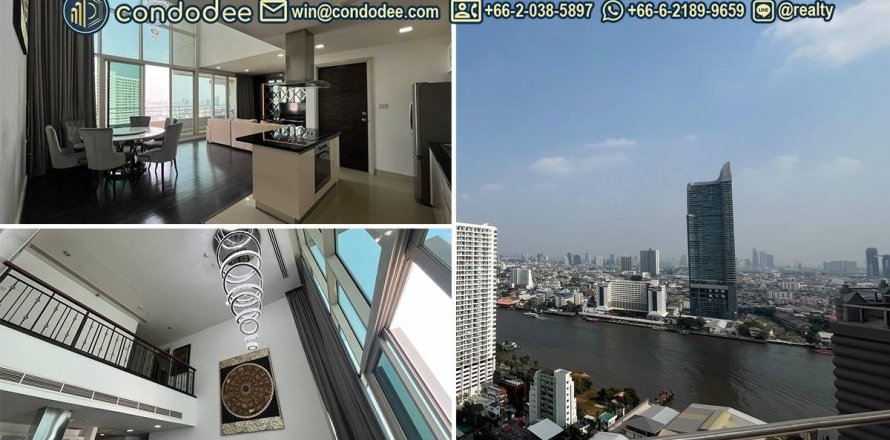Condo à Khlong San, Bangkok, Thaïlande, 3 chambres № 201185