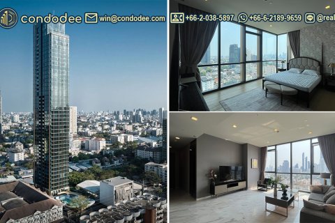 คอนโดมิเนียมในราชเทวี, กรุงเทพฯ, ประเทศไทย, 2 ห้องนอน № 201186