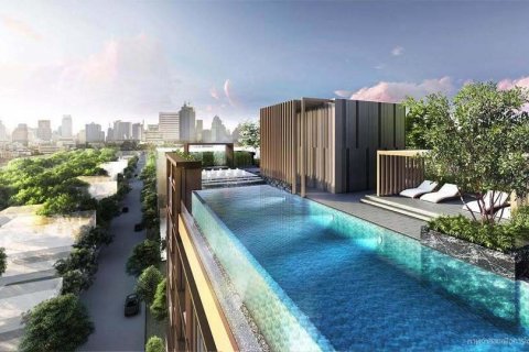 Студия в кондо в Хуай Кванге, Бангкок, Таиланд № 138325 - фото 9