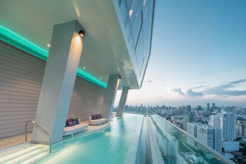 Studio dans le Condo à Watthana, Bangkok, Thaïlande  № 138323 - photo 9