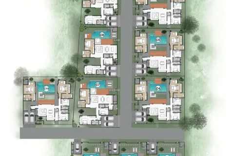 Вилла в Пхукете, Таиланд с 3 спальнями  № 163911 - фото 27